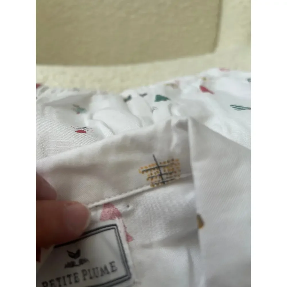 Petite Plume Kids Toddler Merry Trees 2 Piece Christmas Holiday Pajama Set - 2